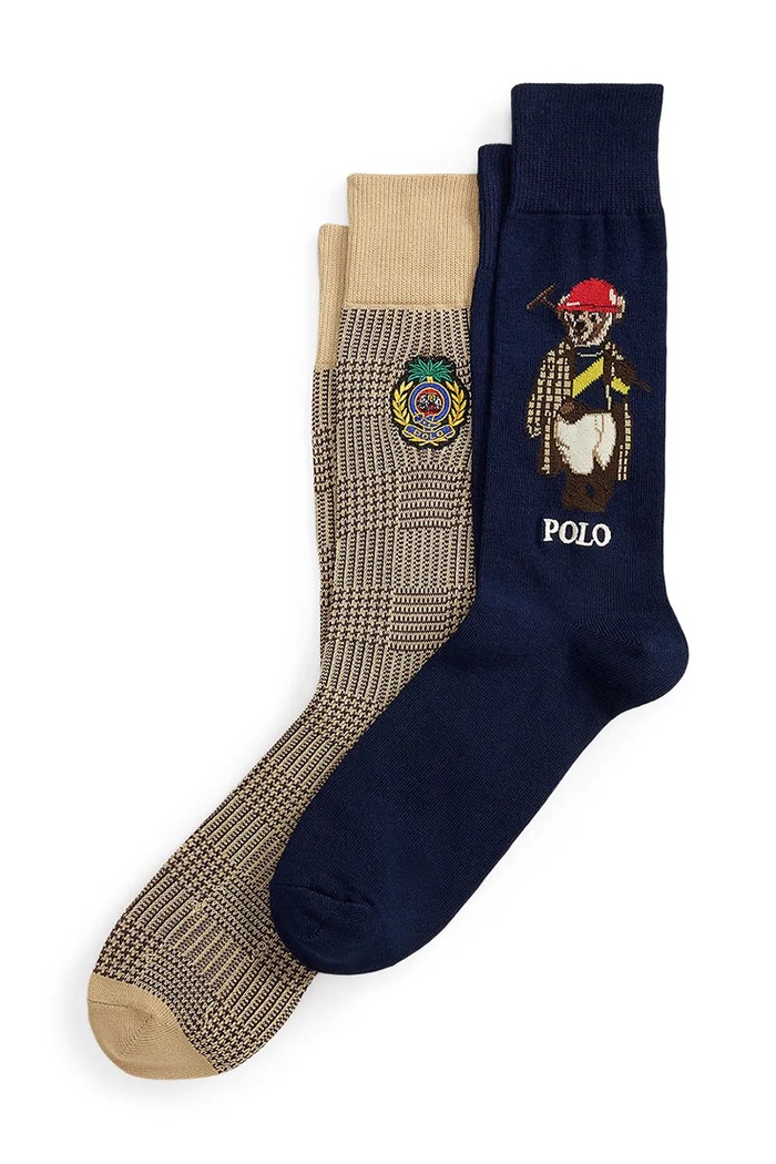 Polo Ralph Lauren skarpety męskie 2-pack granatowy 449P11960