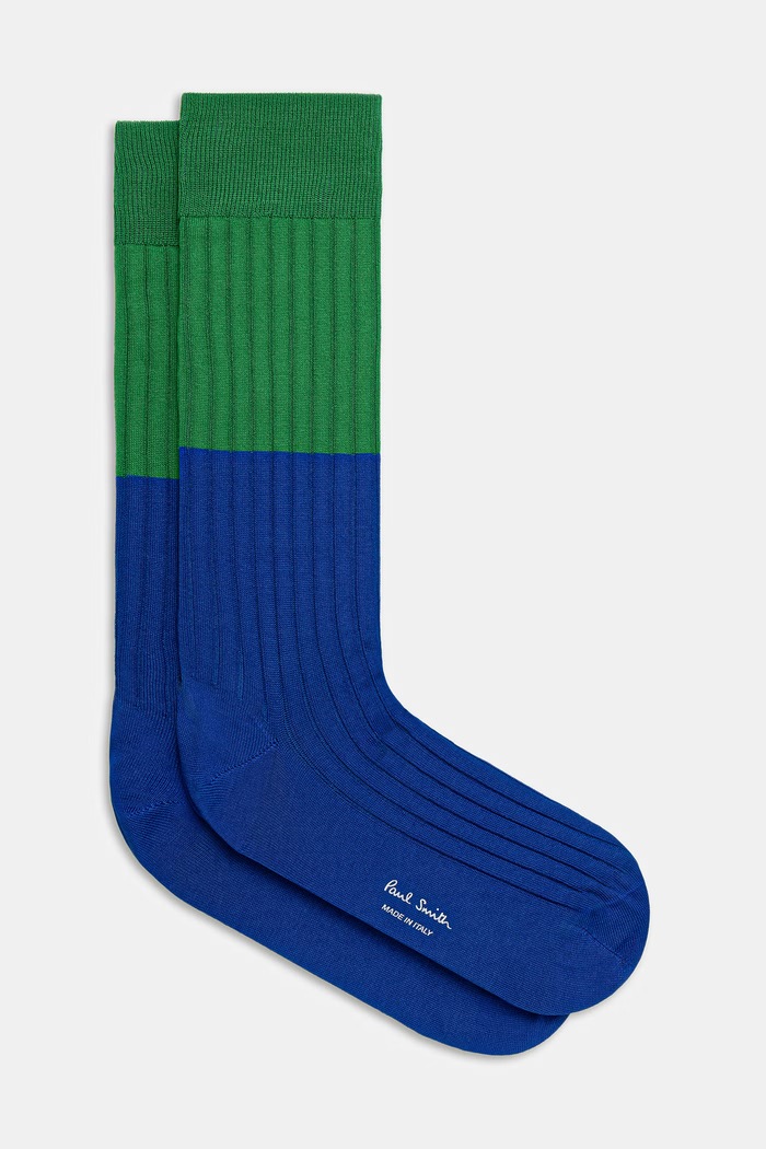 Paul Smith șosete CANDLES RIB sosete lungi negru M1A.380CI.U846