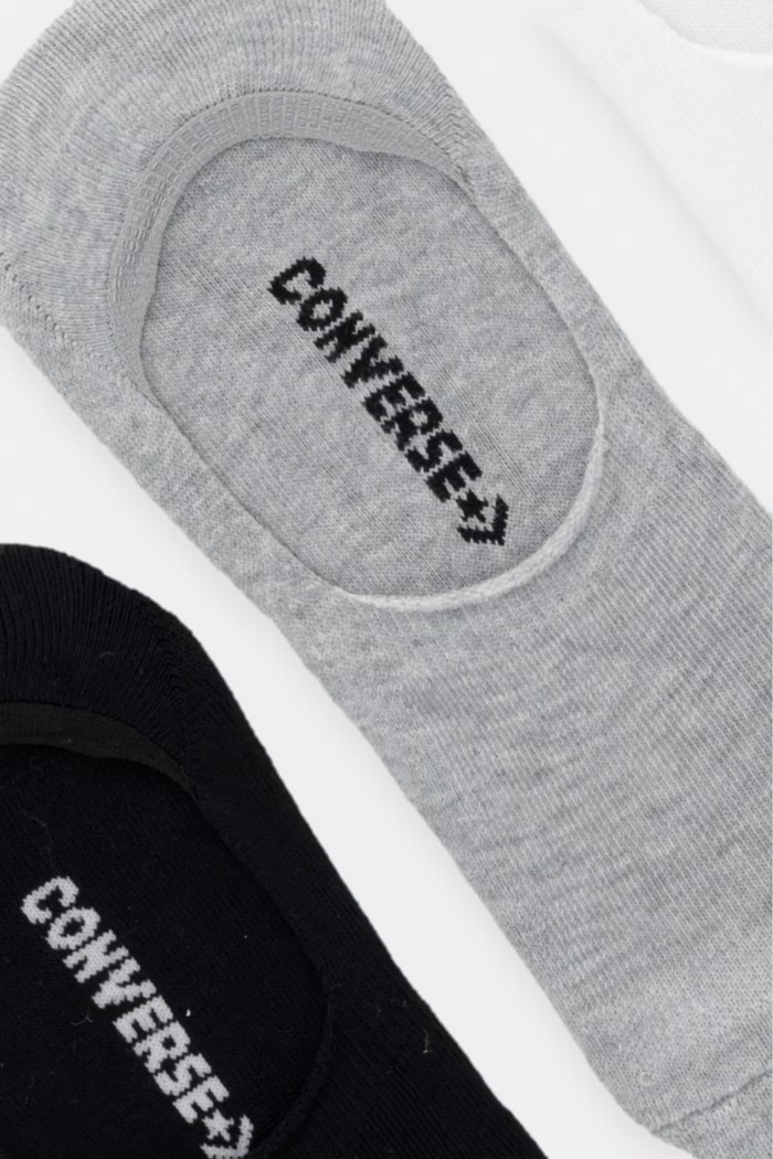 Converse skarpetki 3-pack MC0518 szary SS26