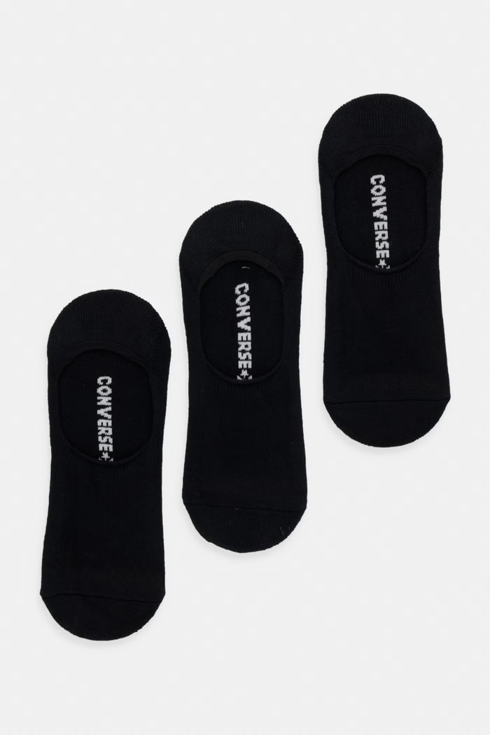 Converse skarpetki 3-pack nadruk czarny MC0518