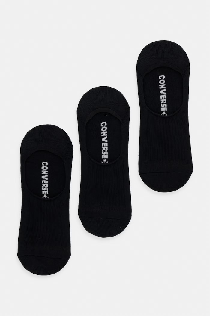 Converse skarpetki 3-pack nadruk czarny MC0518