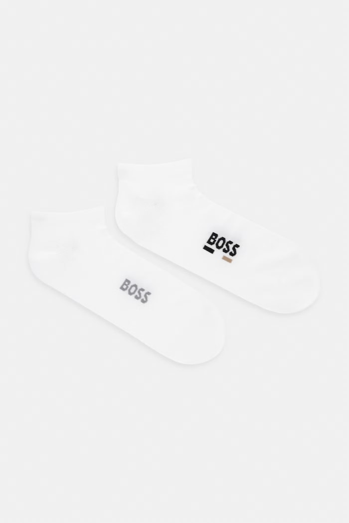 Ponožky BOSS 2-pak krátke ponožky biela 50559426