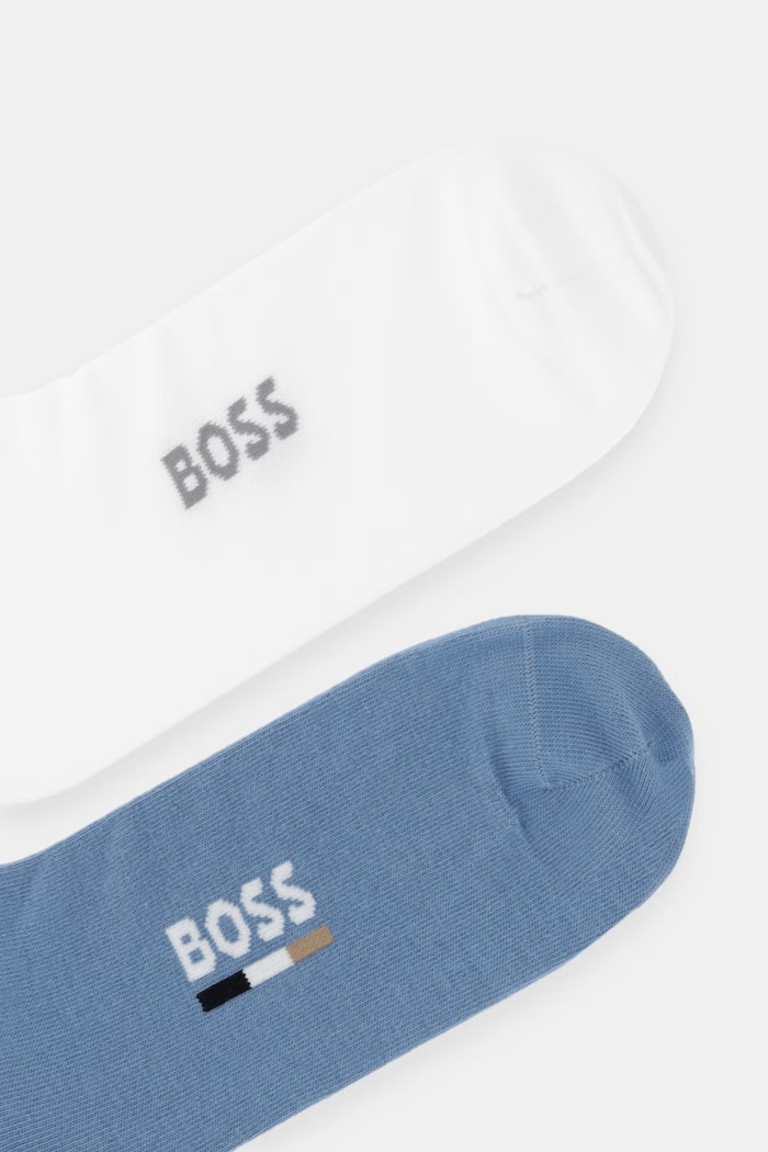 BOSS skarpety męskie 2-pack 50559426 niebieski SS26
