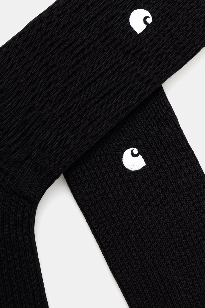 Carhartt WIP Madison Pack Socks Men's 2-pack I036750.1A5XX black SS26