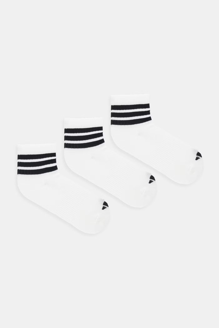 Ponožky adidas 3-pak dlhé ponožky biela JZ0529