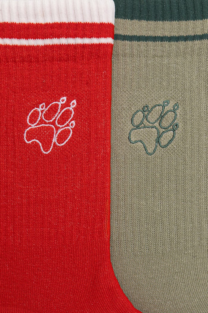 Jack Wolfskin Șosete Paw A65774 rosu SS26