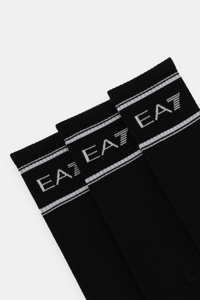 Ponožky EA7 Emporio Armani 3-pack AF18572.7X000381 černá SS26