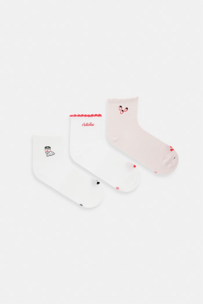 adidas skarpetki 3-pack aplikacja biały KC5644