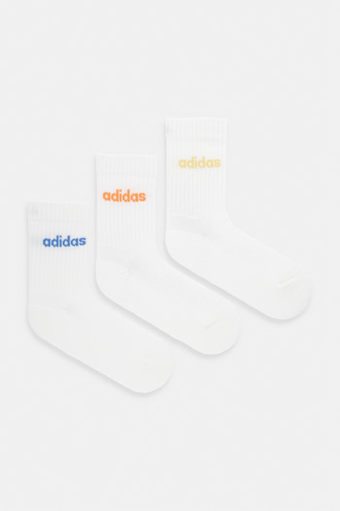 Κάλτσες adidas 3-pack ψηλές κάλτσες λευκό KD1717