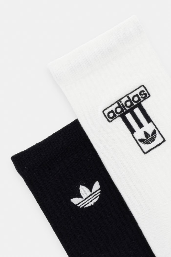 Ponožky adidas Originals 2-pak KD8395 čierna SS26
