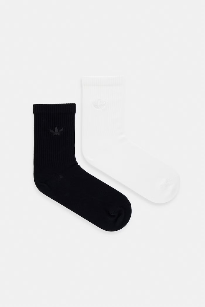 Ponožky adidas Originals 2-pak dlhé ponožky čierna KE0661