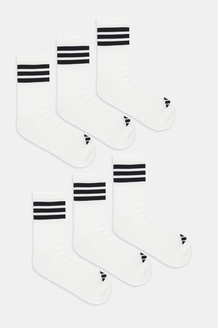 Nogavice adidas 6-pack Kratke nogavice bela KE5492