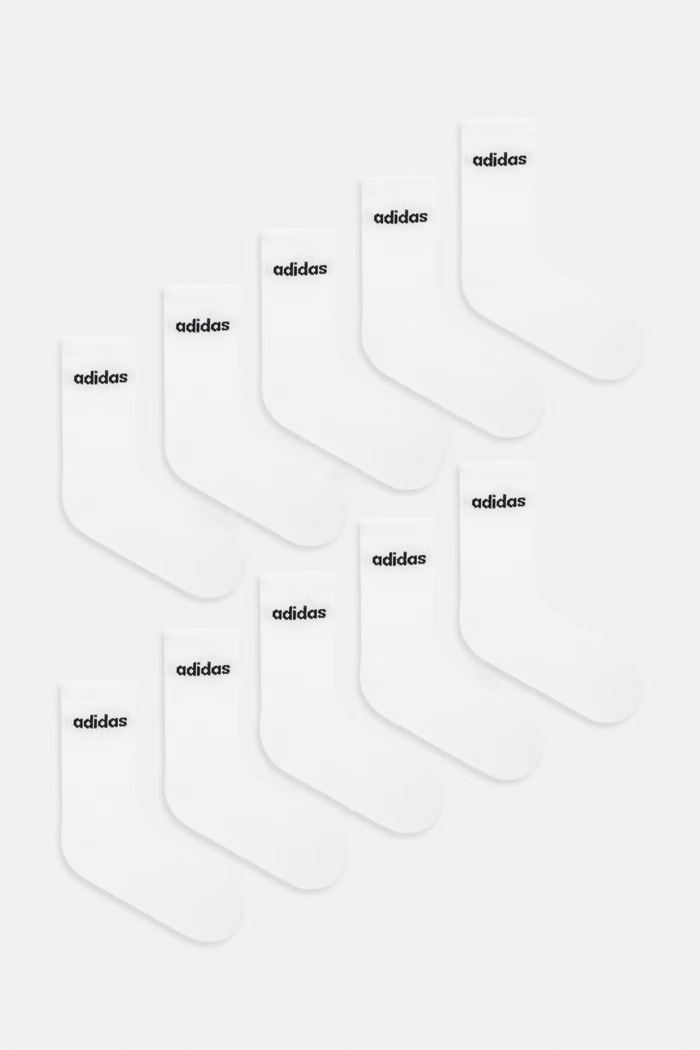 adidas skarpetki 10-pack skarpetki długie biały KF9091