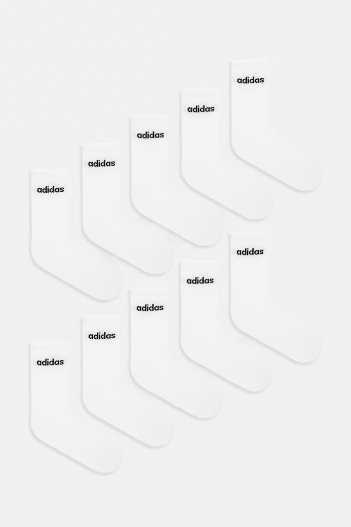 adidas skarpetki 10-pack skarpetki długie biały KF9091