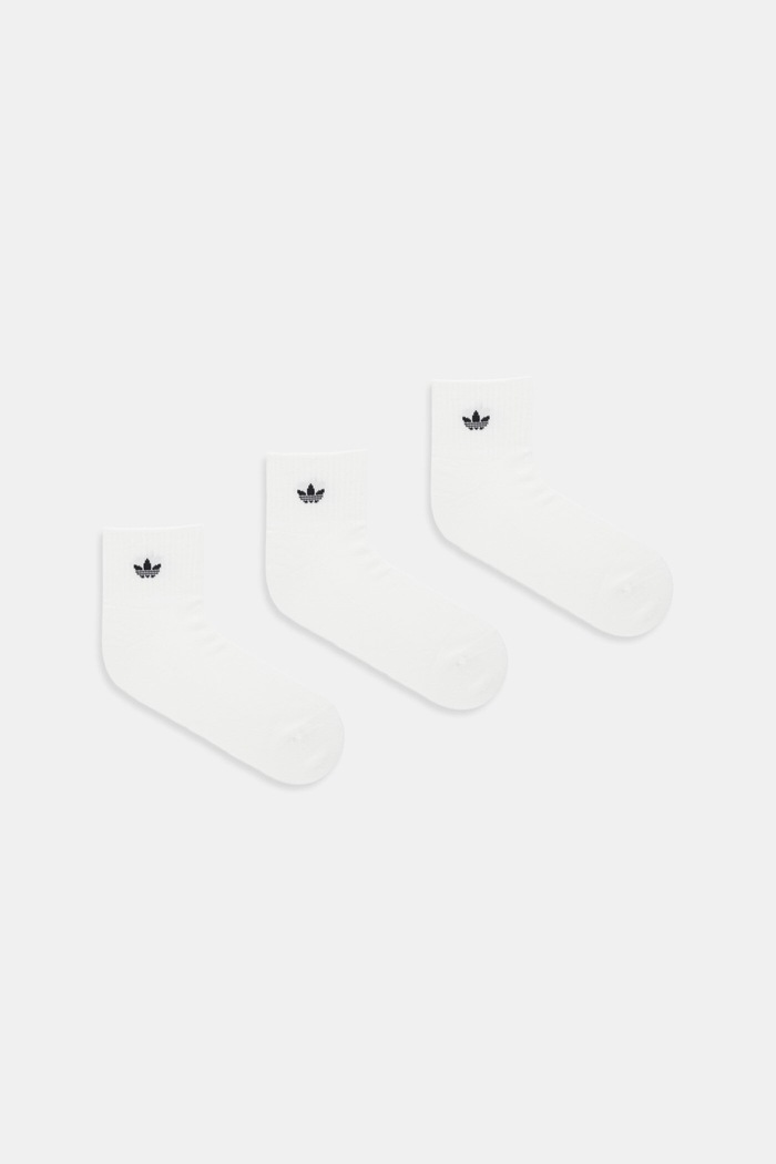 adidas Originals zokni 3 pár hosszúszárú zokni fehér KG2226