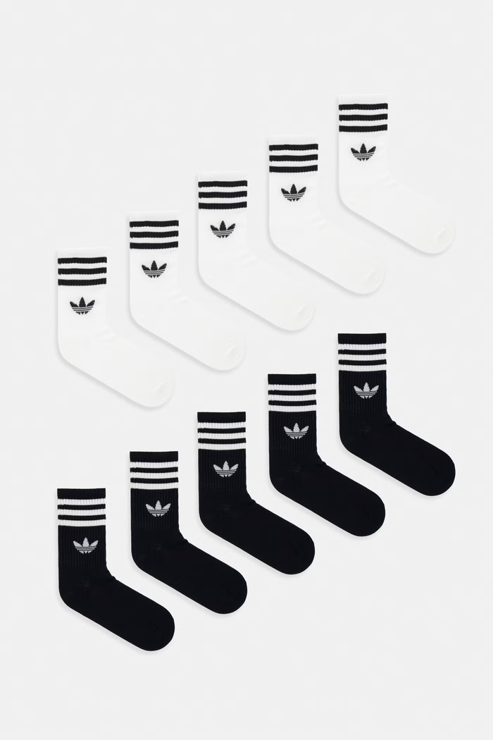 Κάλτσες adidas Originals 10-pack ψηλές κάλτσες μαύρο KH1556
