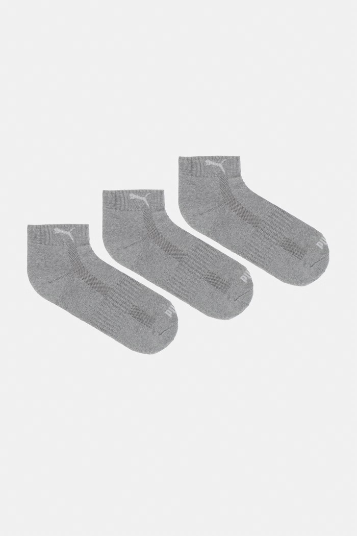 Puma skarpetki CUSHIONED QUARTER 3-pack skarpetki długie szary 938581