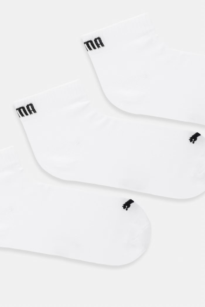 Ponožky Puma QUARTER PLAIN 3-pak 938589 biela SS26