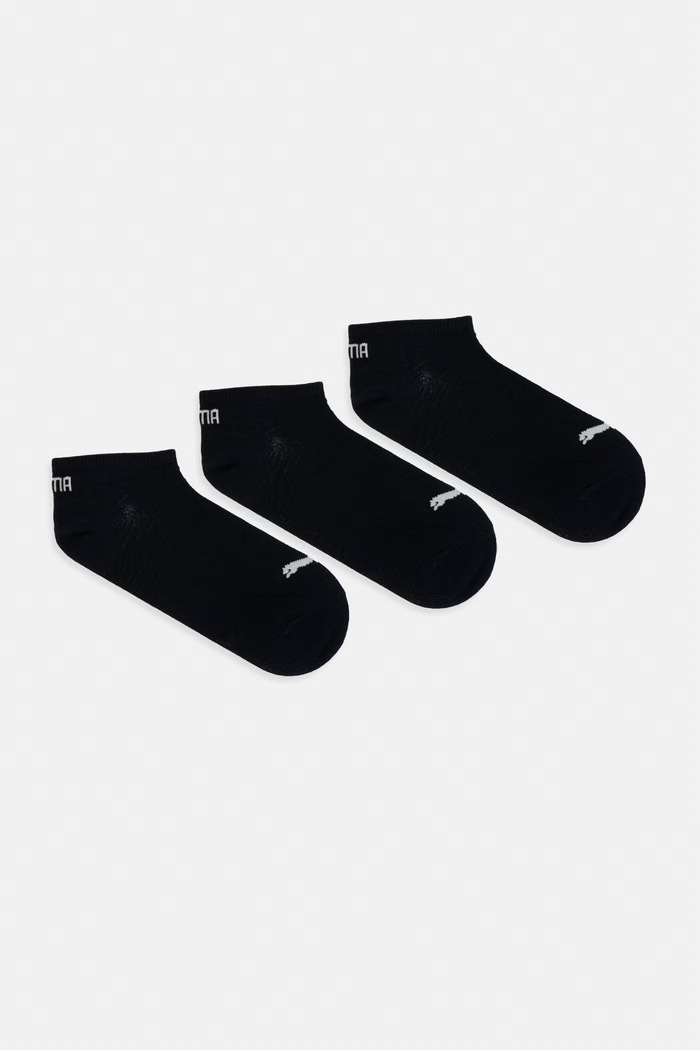 Puma ponožky SNEAKER PLAIN 3-pak krátke ponožky čierna 938624
