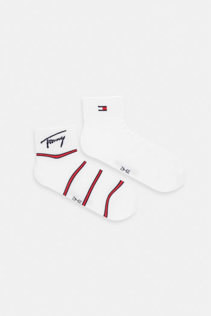 Tommy Jeans ponožky 2-pack bílá 701238946