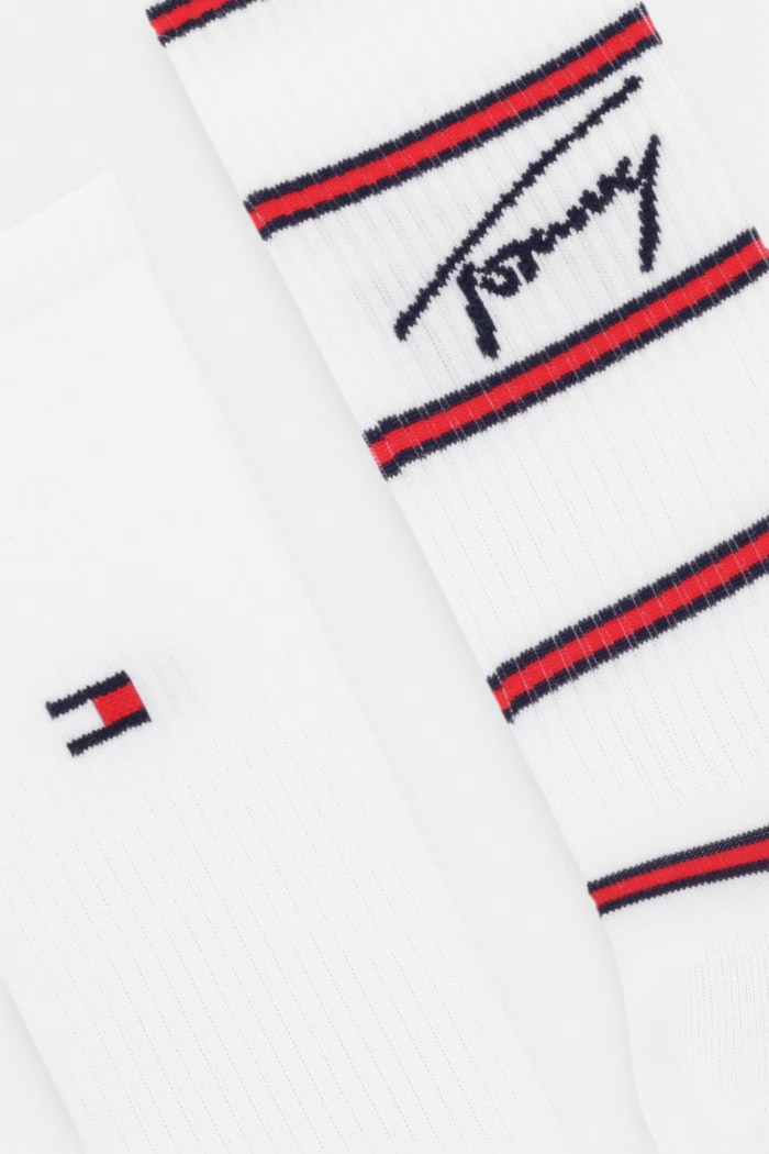 Tommy Jeans ponožky 2-pack 701239244 bílá SS26