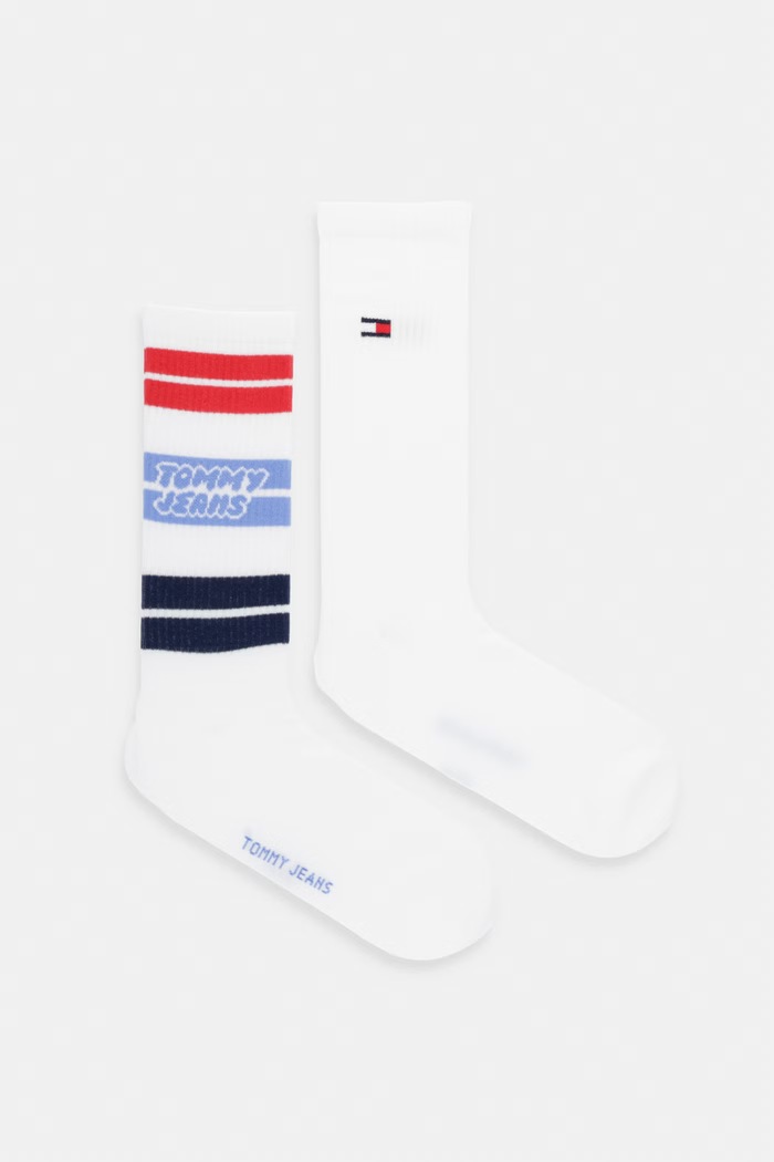 Tommy Jeans ponožky 2-pack bílá 701238785