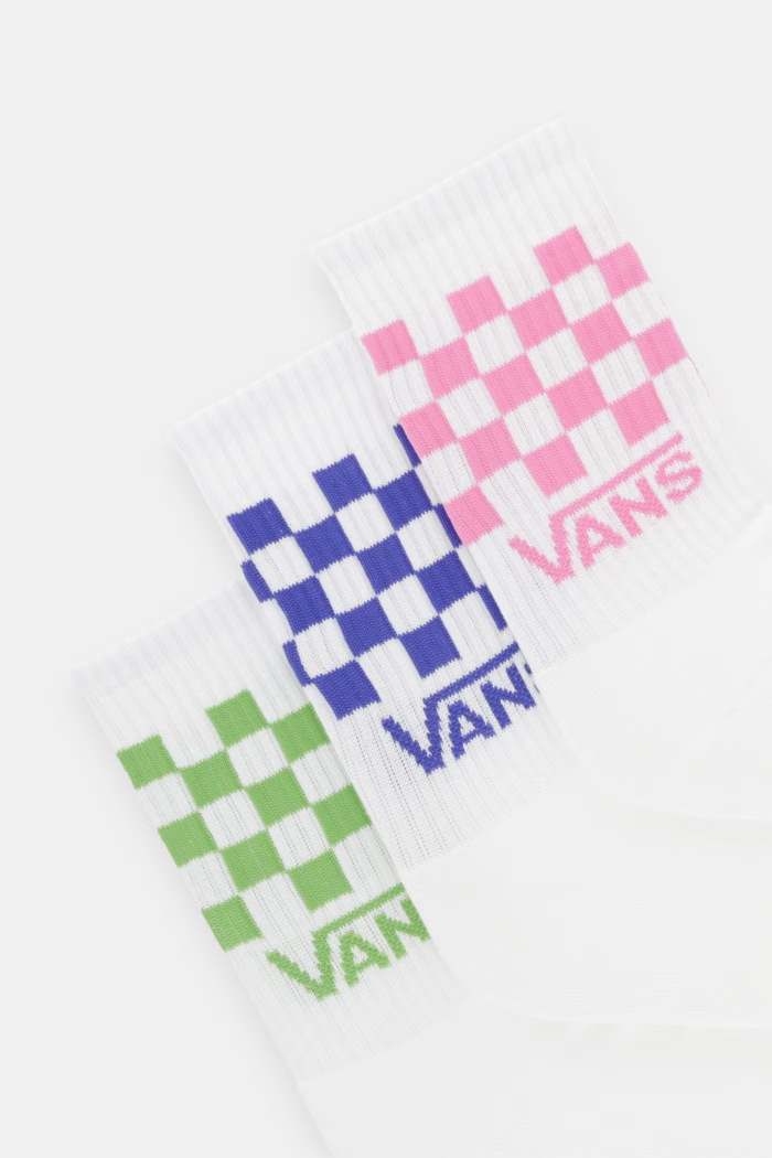 Vans skarpety 3-pack VN000QBUFRQ1 biały SS26