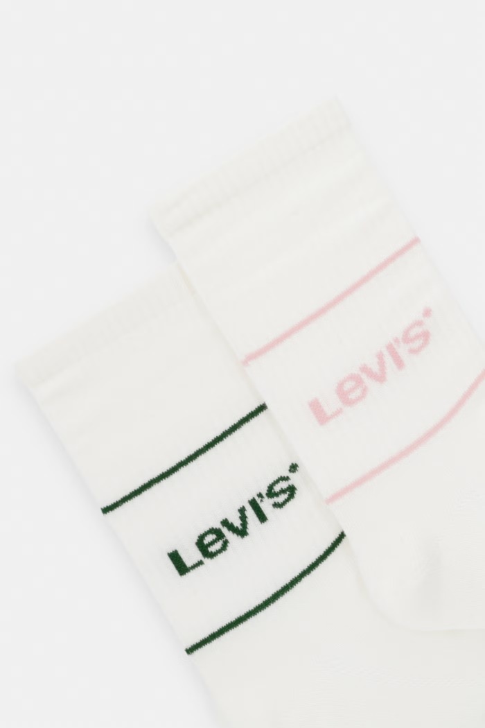 Levi's κάλτσες με βαμβάκι 2-pack 37157.1313 μπεζ SS26