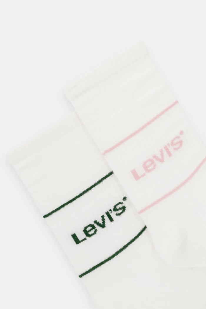 Levi's κάλτσες με βαμβάκι 2-pack 37157.1313 μπεζ SS26
