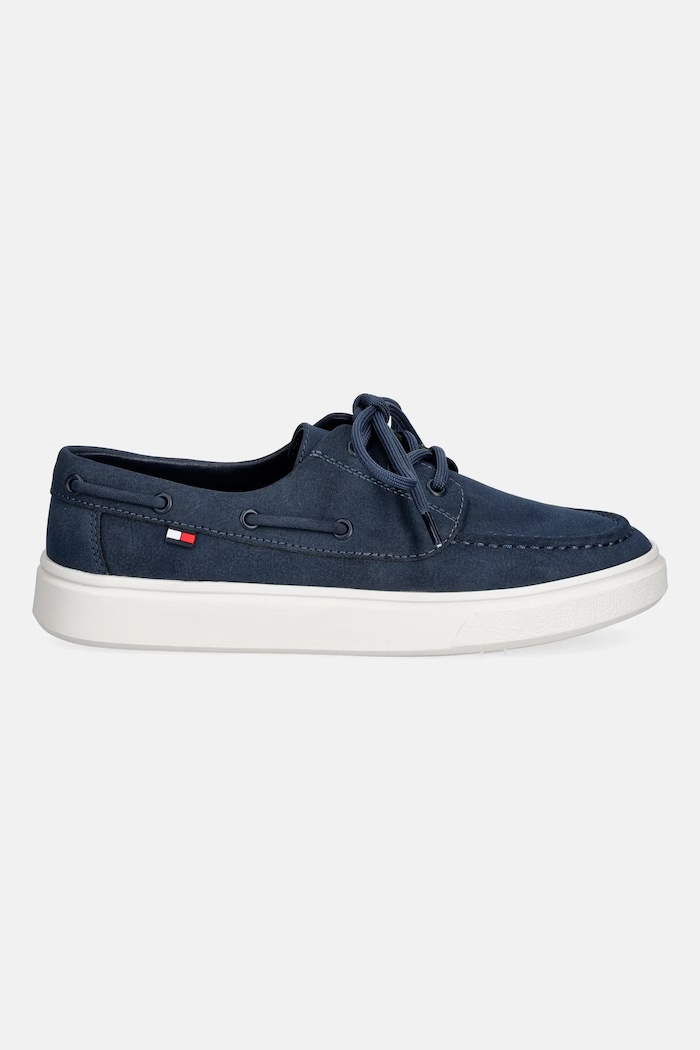 Tommy Hilfiger mocasini pentru copii T3B4.34352.35.39 bleumarin SS26