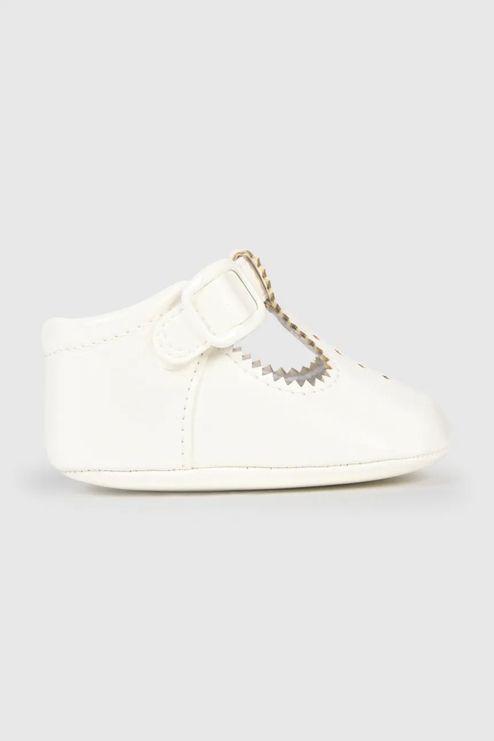 Mayoral Newborn buty niemowlęce nieocieplane biały 9082.1J.Newborn.PPY2