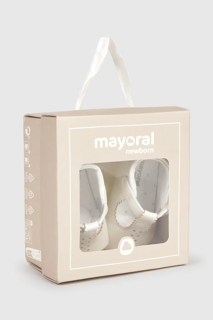 Mayoral Newborn buty niemowlęce biały 9082.1J.Newborn.PPY2