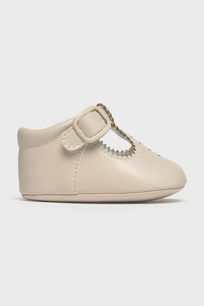 Черевики для немовля Mayoral Newborn 9082.1J.Newborn.PPY2 бежевий SS26