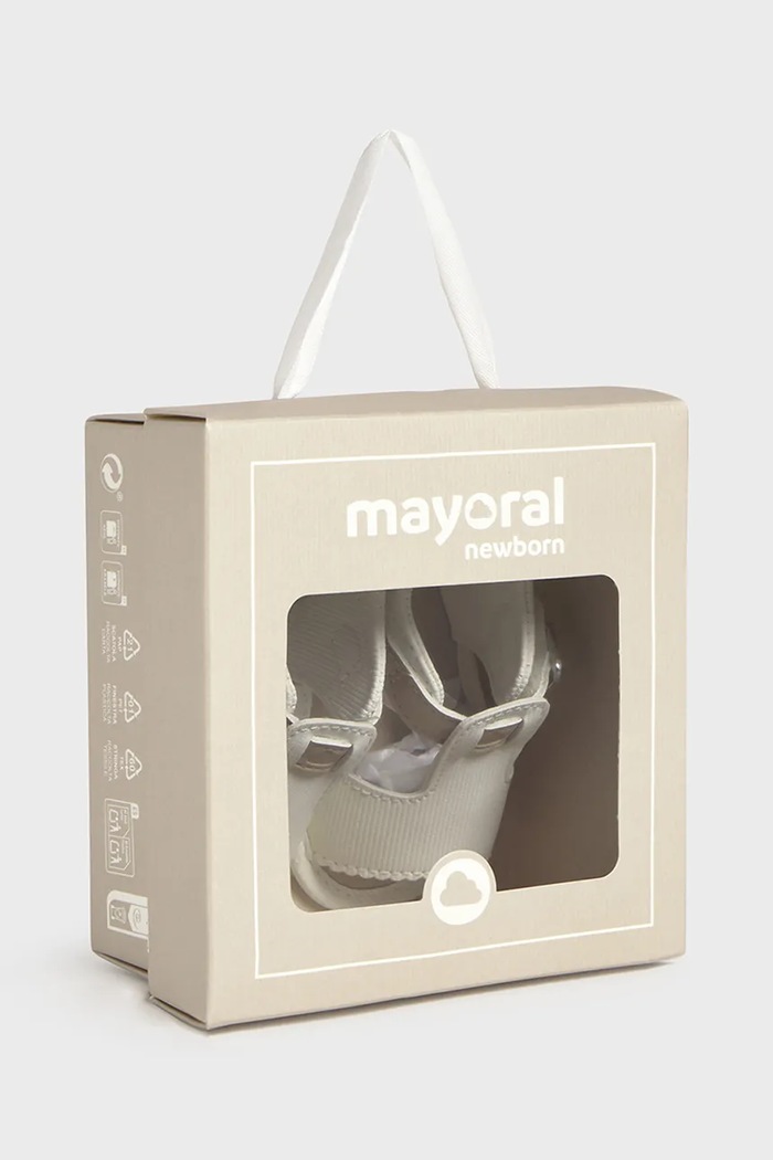 Черевики для немовля Mayoral Newborn бежевий 9084.1L.Newborn.PPY2