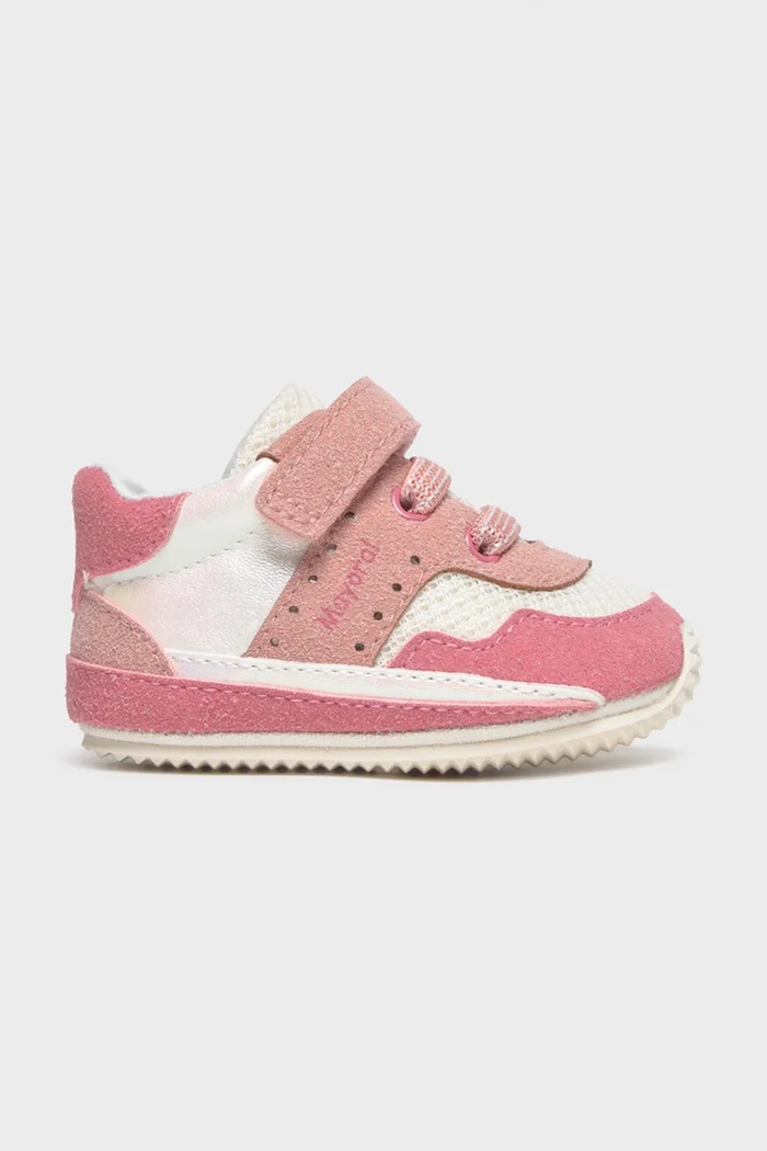 Mayoral Newborn pantofi pentru bebeluși sintetic roz 9087.1R.Newborn.PPY2