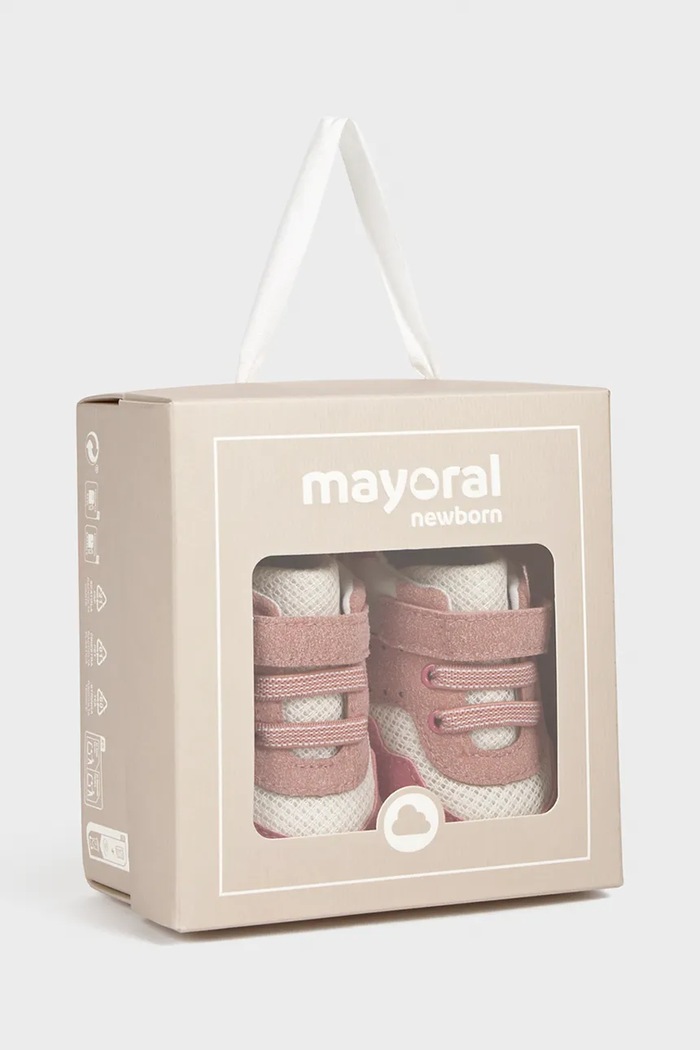 Mayoral Newborn pantofi pentru bebeluși roz 9087.1R.Newborn.PPY2