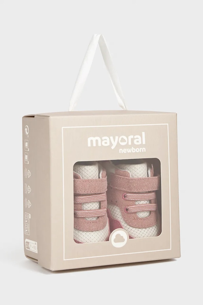 Mayoral Newborn pantofi pentru bebeluși roz 9087.1R.Newborn.PPY2