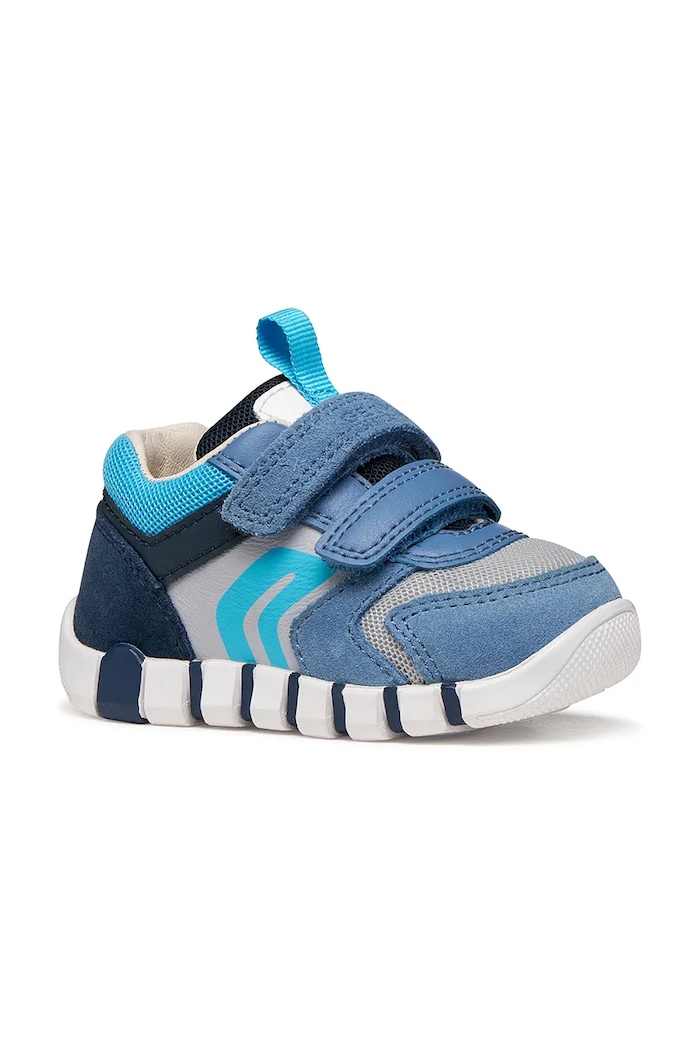 Geox sneakers pentru copii IUPIDOO piele întoarsă albastru B3555D.02214.18.26