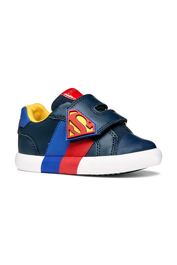 Detské tenisky Geox GISLI x Superman textilný tmavomodrá B651NA.01054.24.27