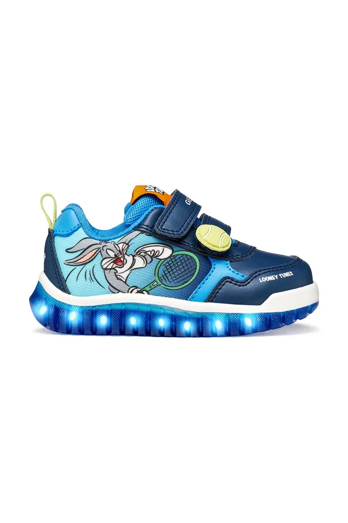 Chlapec Detské tenisky Geox LIGHTYLOO x Looney Tunes B655ZB.05411.20.27 modrá