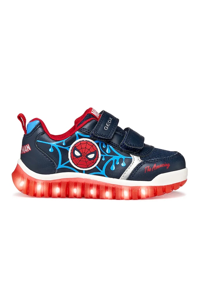 Chlapec Detské tenisky Geox LIGHTYLOO x Spiderman B655ZC.0BC14.20.27 tmavomodrá