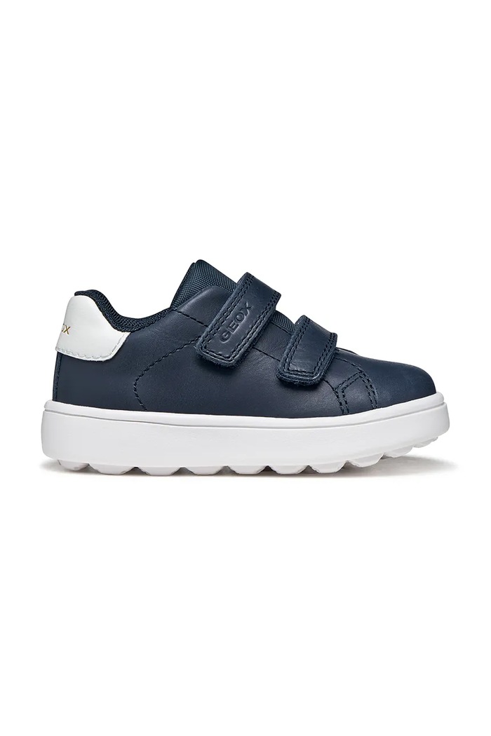 Detské kožené tenisky Geox MINICUB B656TA.0CL54.20.23 tmavomodrá SS26