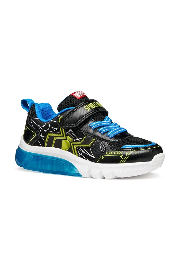 Geox sneakers pentru copii CIBERDRON x Spiderman textil negru J65LBC.014CE.32.35