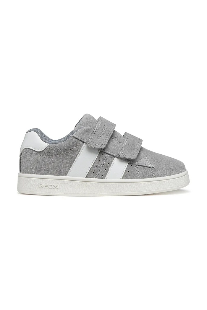 Geox sneakers de piele întoarsă pentru copii ECLYPER J65LSC.022BC.36.39 gri SS26
