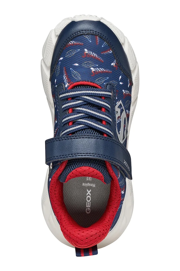 Detské tenisky Geox FLEXYPER FAST x Superman J65N1D.02ABC.28.35 tmavomodrá