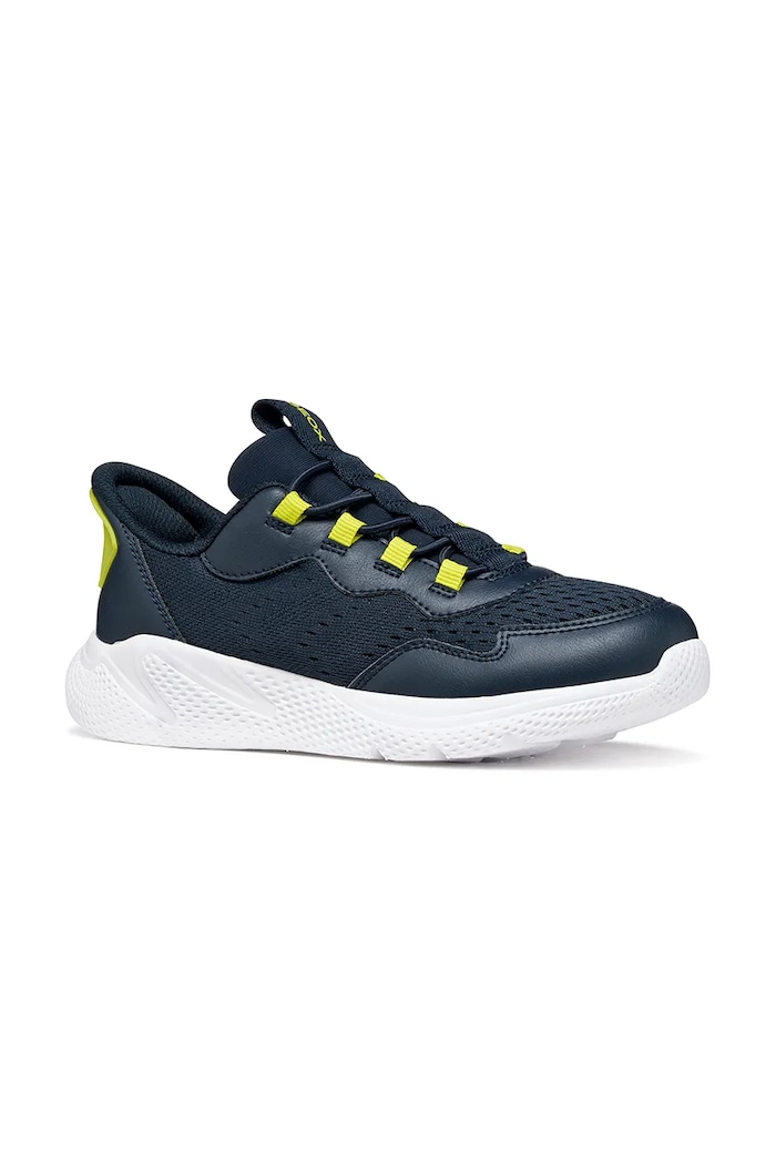 Geox sneakersy dziecięce SPRINTYE FAST IN imitacja skóry licowej granatowy J65NQA.01454.36.39