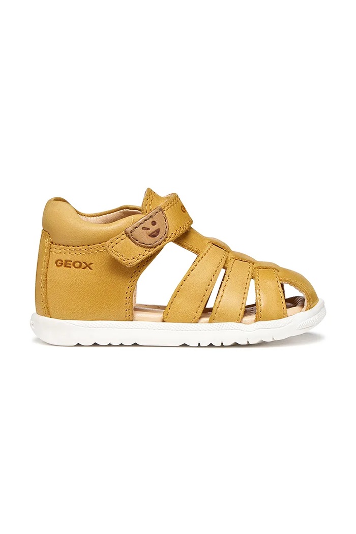 Geox detské kožené sandále SANDAL MACCHIA B254VA.000CL.18.26 žltá SS26
