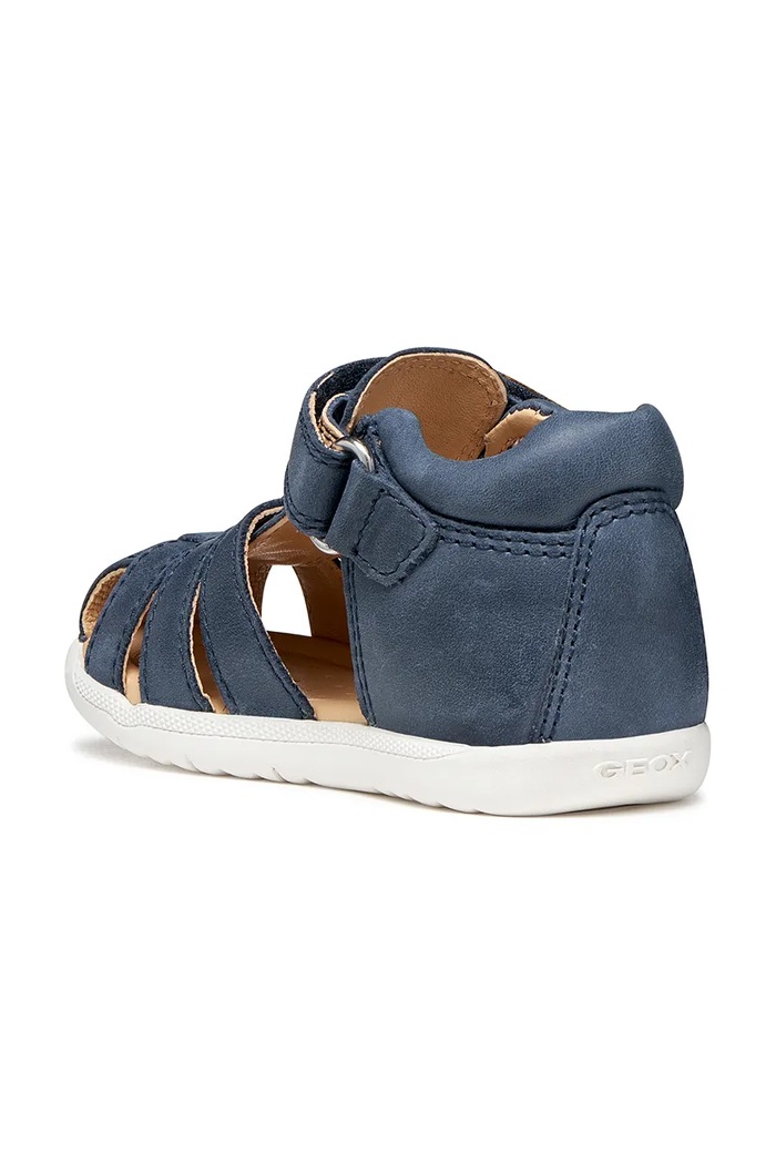 Geox detské kožené sandále SANDAL MACCHIA tmavomodrá B254VA.000CL.18.26