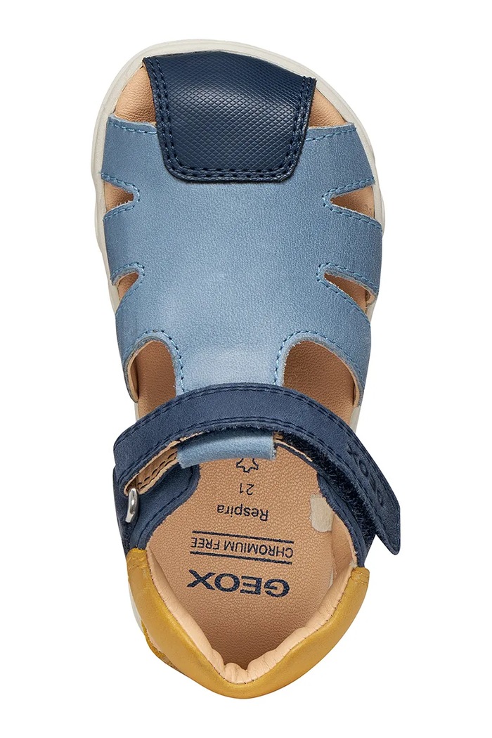 Geox detské sandále SANDAL STEPPIEUP B656PC.000CL.20.27 modrá