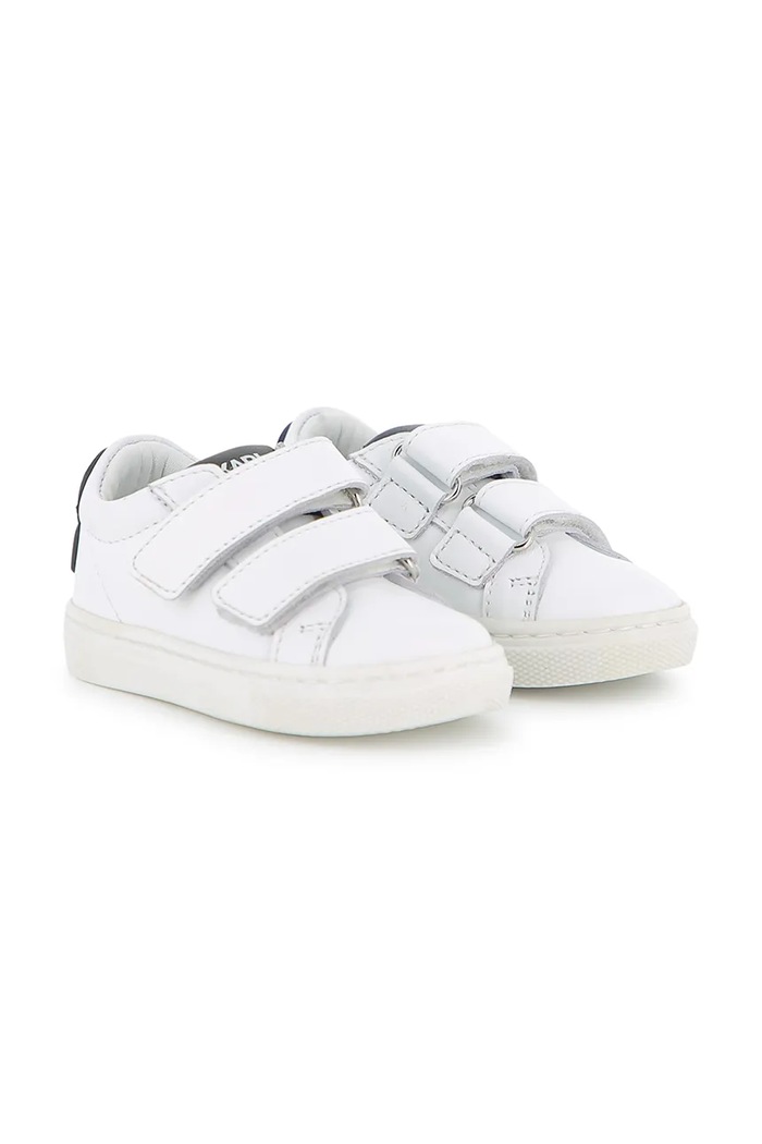 Karl Lagerfeld gyerek bőr sportcipő alacsony fehér Z31186.21.27